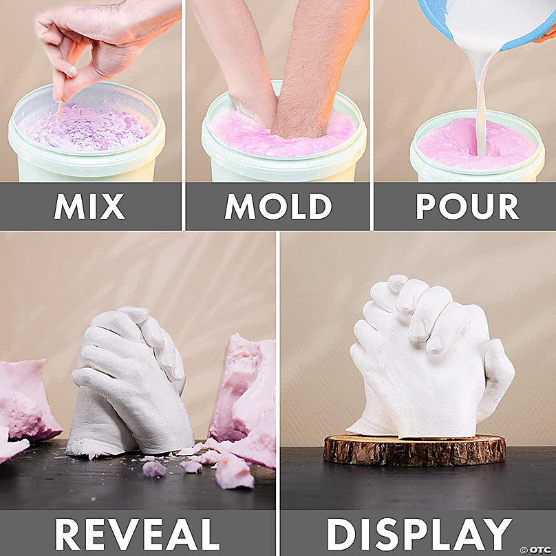 ✅Couple and Baby 3D Hand Casting Kit