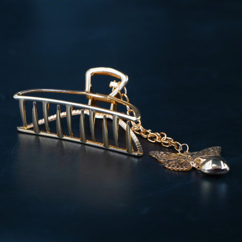 Butterfly HairClips |  Trendy Golden Clips for Girls| Aurora