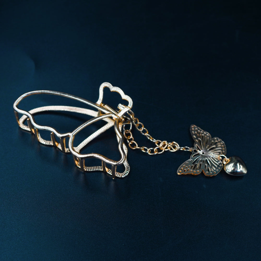Stylish Butterfly Hair Clip For Women |  Golden Trendy |  Aurora