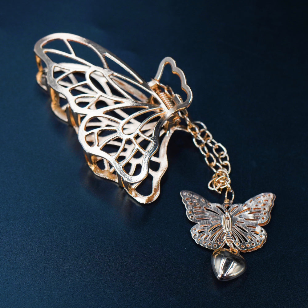 Golden Butterfly Hair Clips |  Trendy Clips For Women| Aurora
