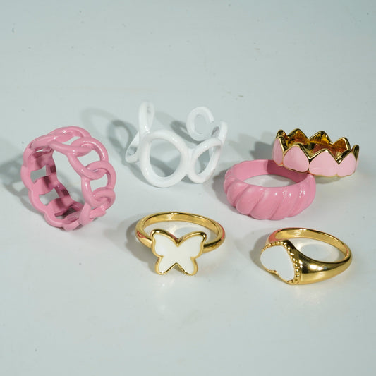 Trendy Set Ring For Fashionable Women(Code:R36)