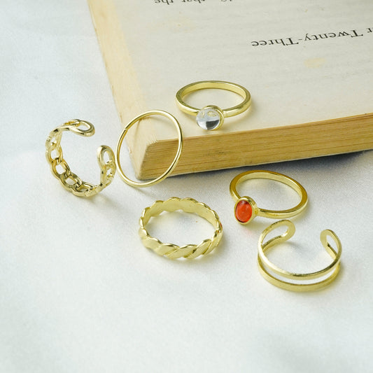 Trendy Set Ring For Fashionable Women(Code:R51)