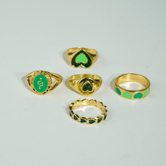 Trendy Set Ring For Fashionable Women(Code:R64)