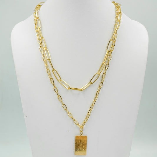 Trendy 2Layers Choker Necklace For Women(Code:N07)