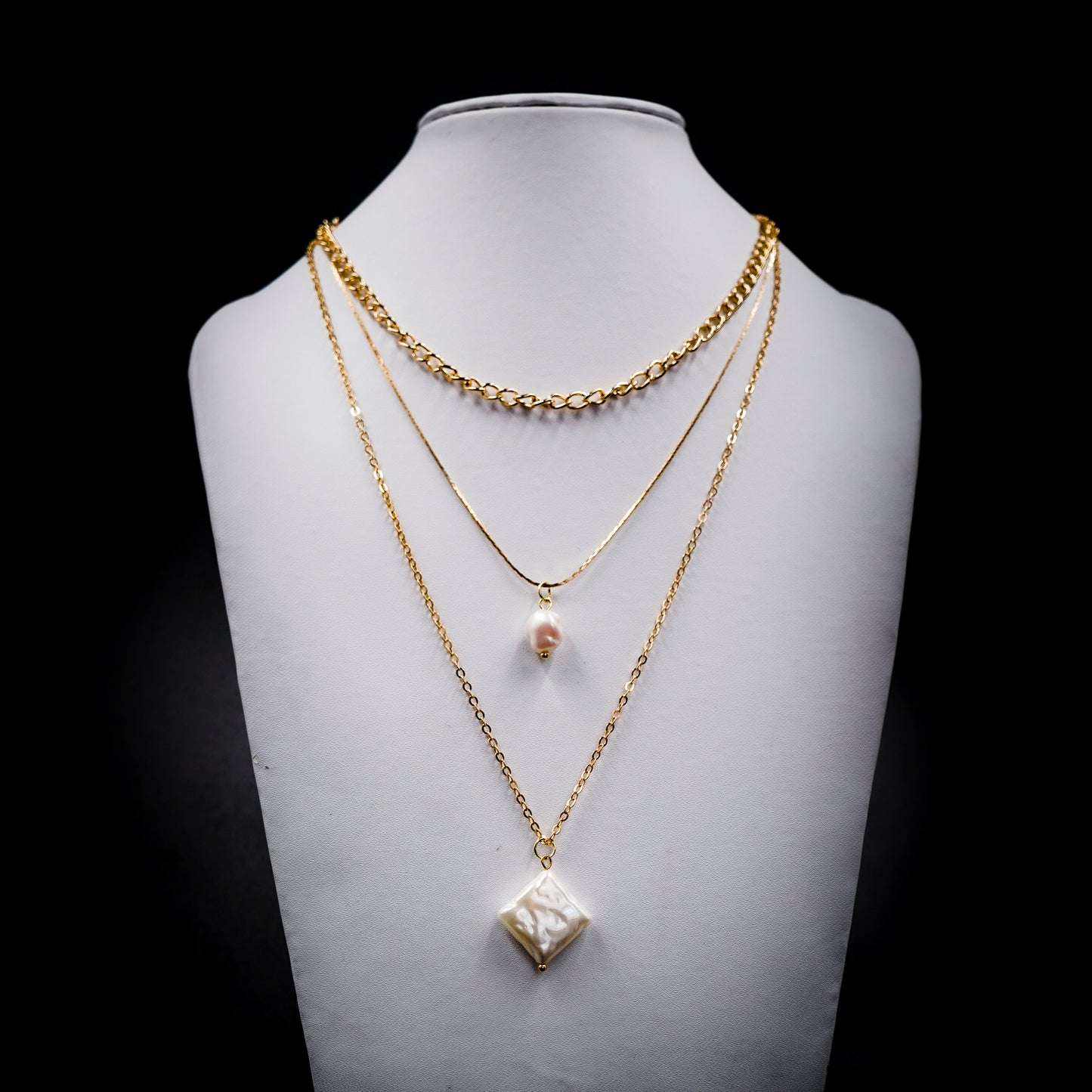 Trendy 3Layers Choker Necklace For Women(Code:N13)