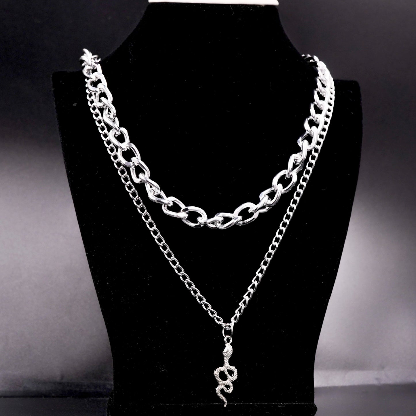 Trendy 2Layers Choker Necklace For Women(Code:N14)