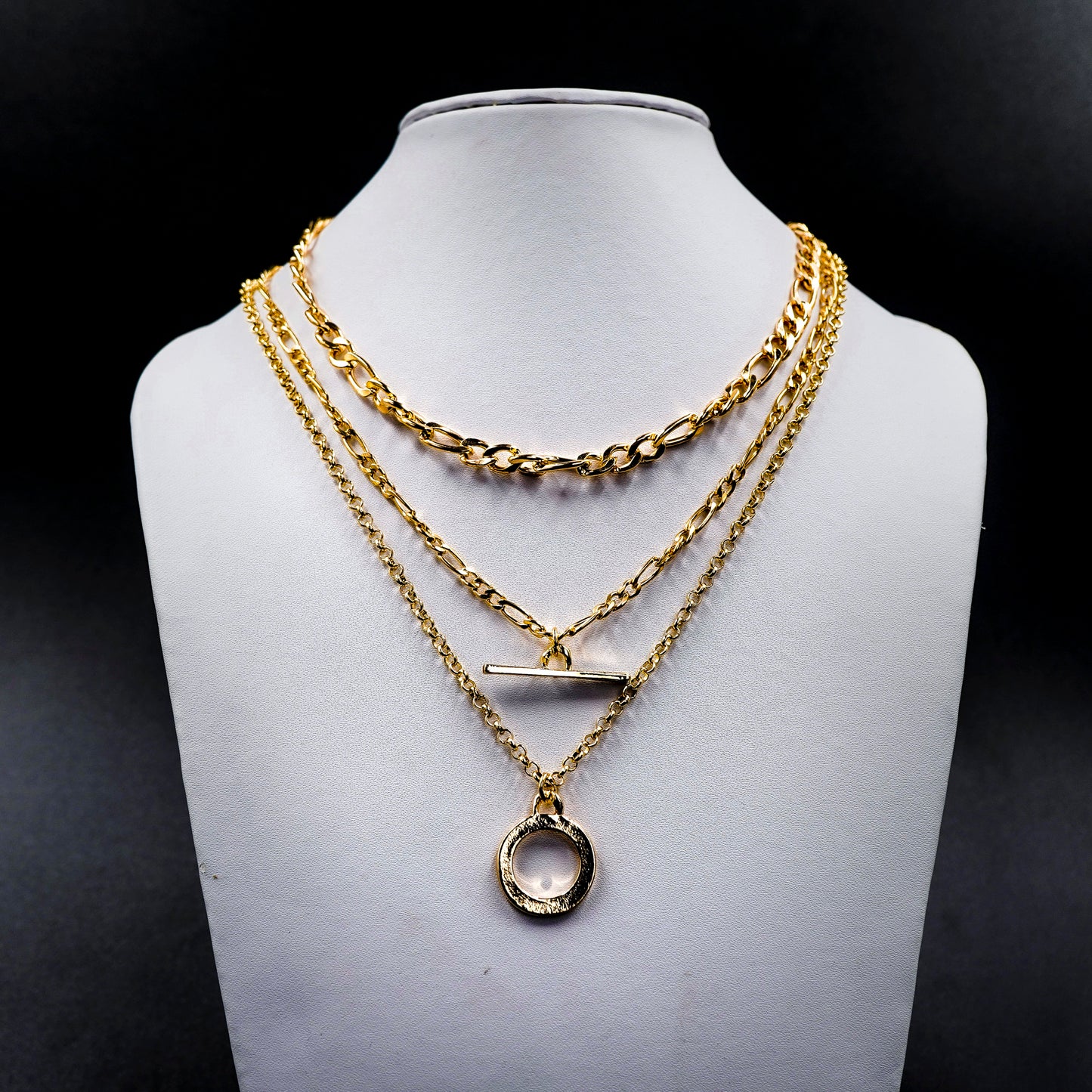 Trendy 3Layers Choker Necklace For Women(Code:N17)