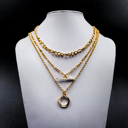 Trendy 3Layers Choker Necklace For Women(Code:N17)