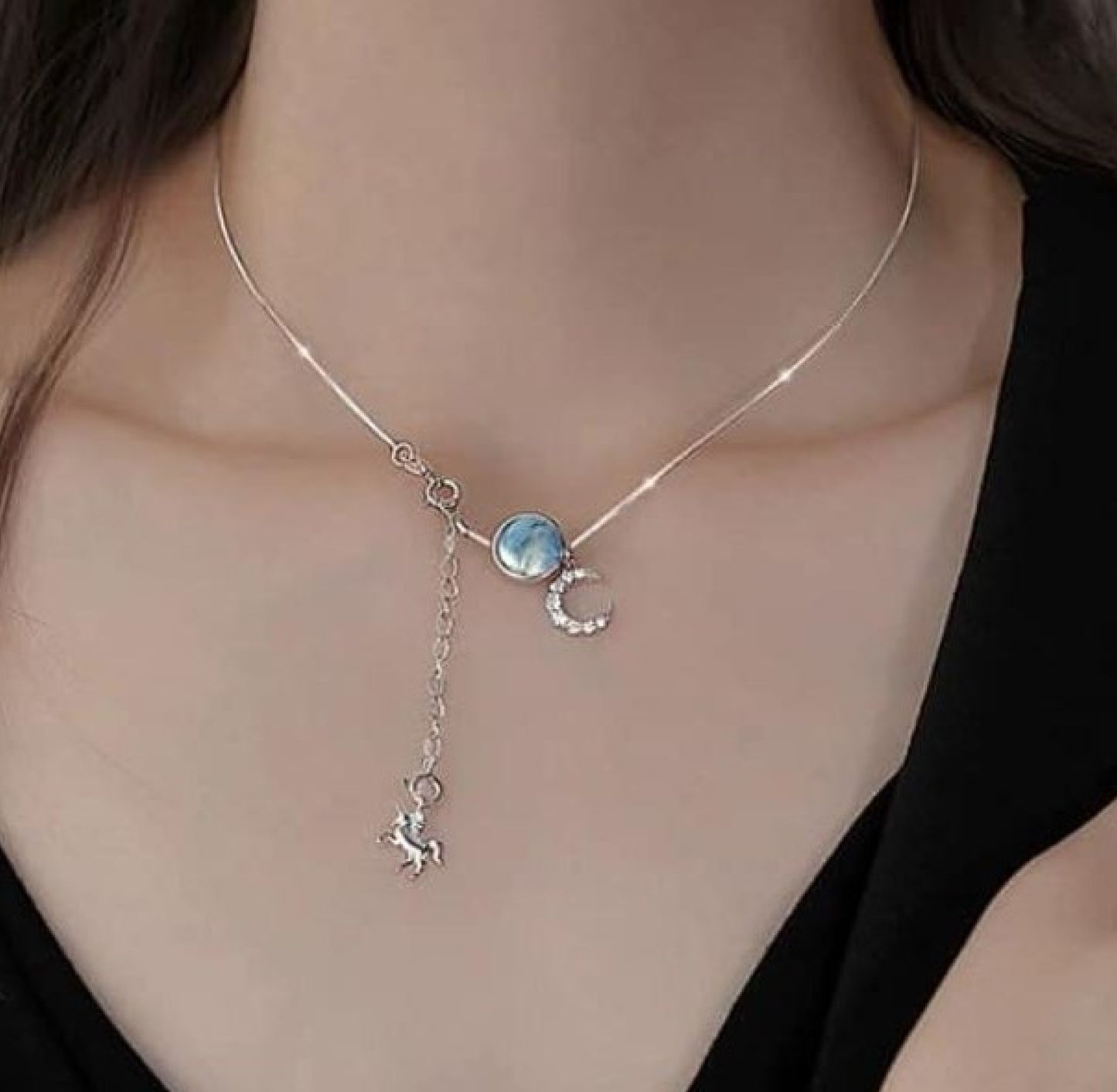 Unicorn Moon Necklace