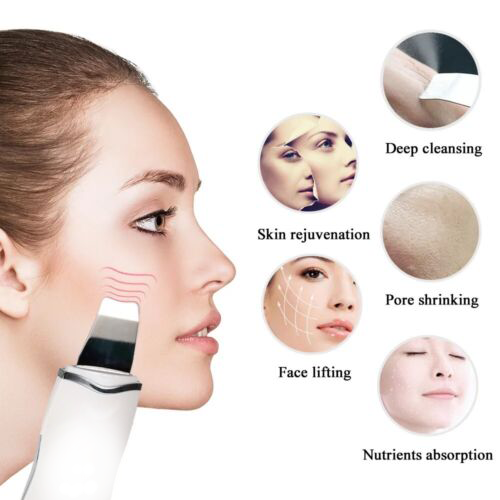 Ultrasonic Skin Scrubber( 2 Years Guarantee)