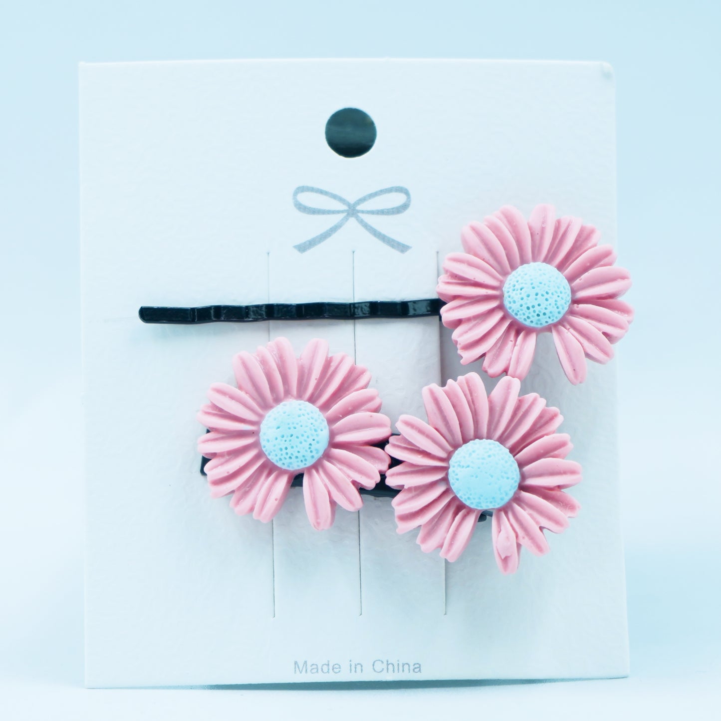 Buy  Pink Hair Clips | Kids Collection | Flower Design | 3 pcs in 1 packet | B21