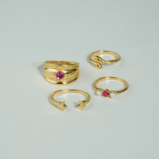 Trendy Set Ring For Fashionable Women(Code:R41)