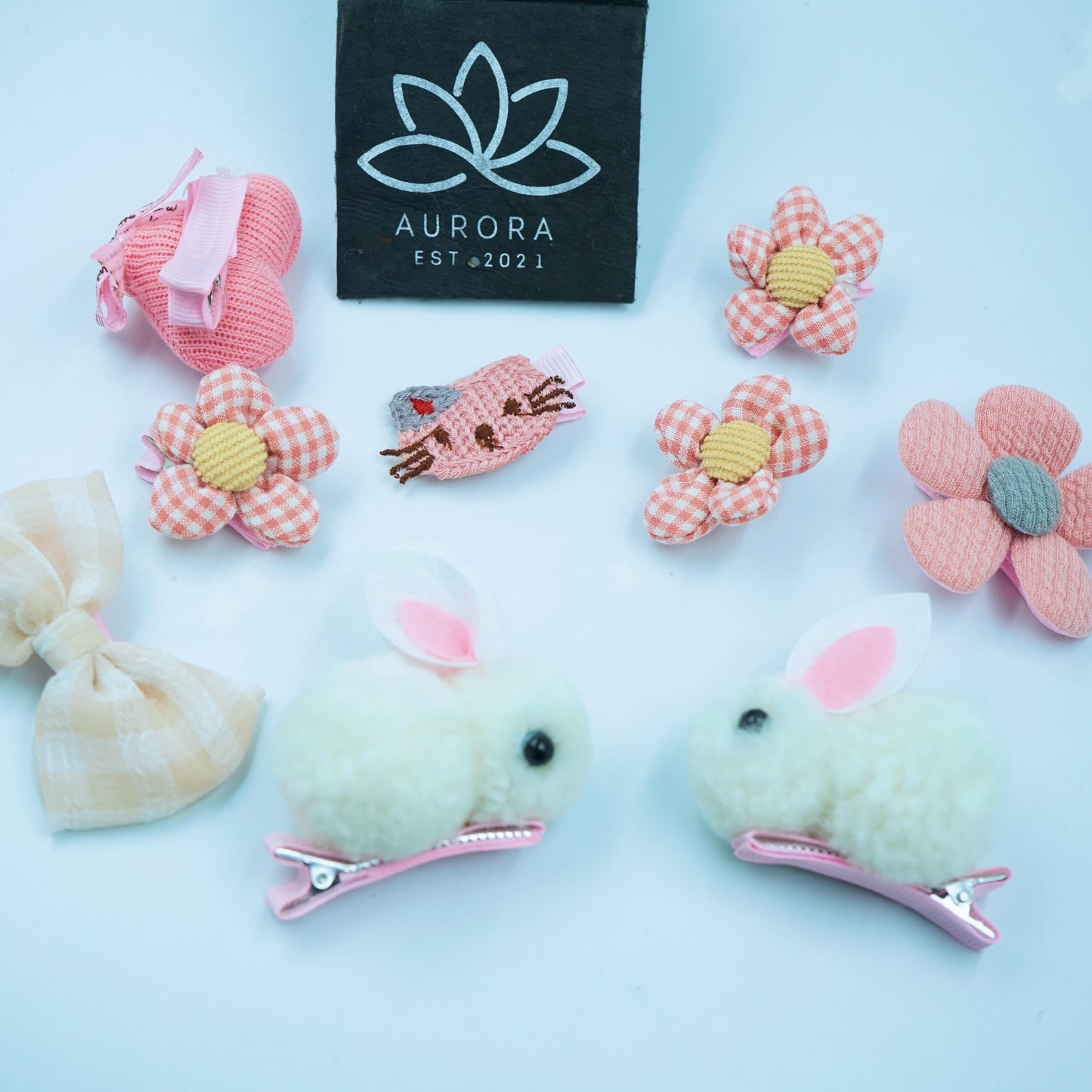 Buy Aurora Cute Hair Clips Collection | Trendy Design | 9 pcs in 1 packet | B56