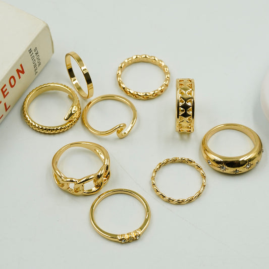 Trendy Set Ring For Fashionable Women(Code:R82)