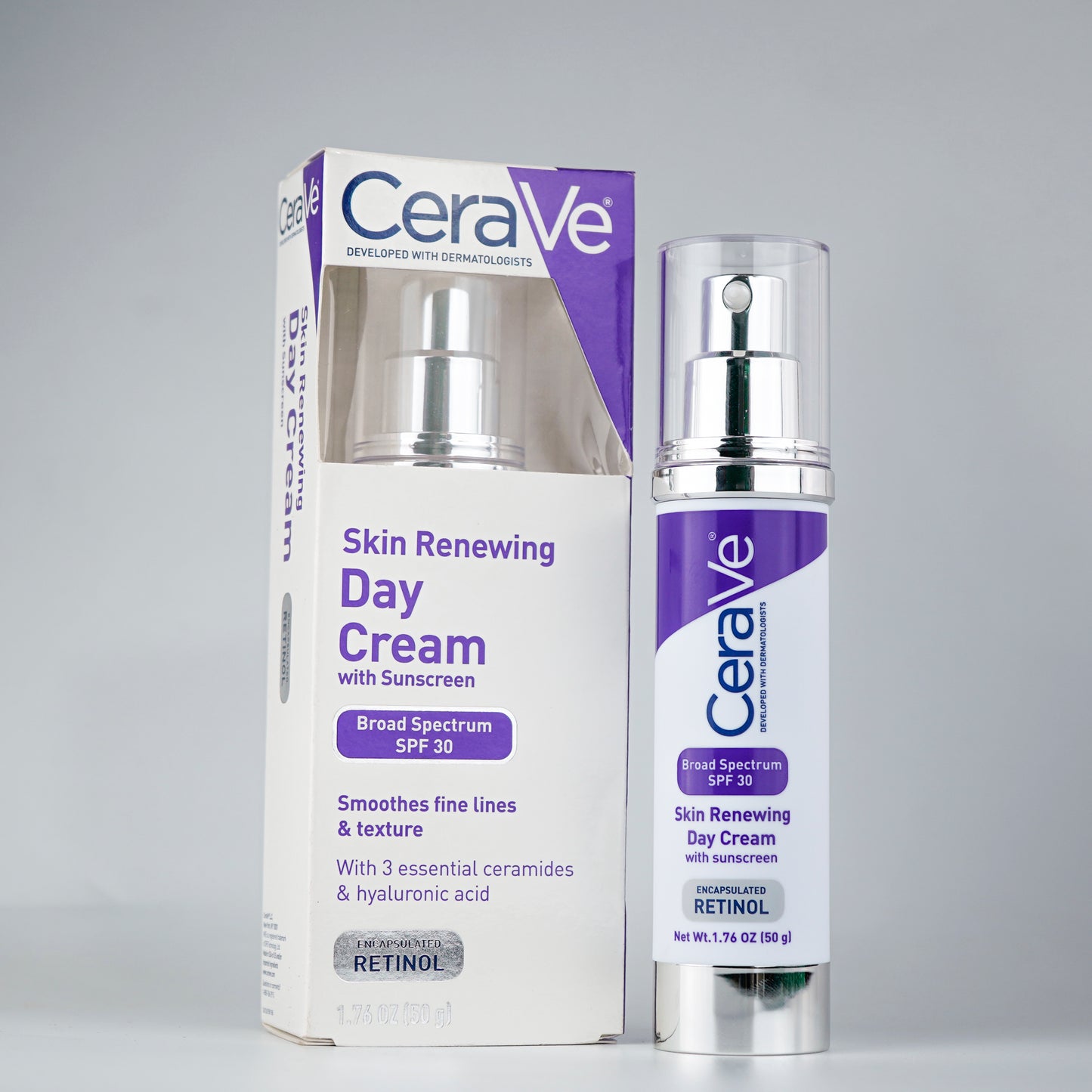 CeraVe Anti Aging Face Cream with SPF 30 Sunscreen | Anti Wrinkle Cream for Face with Retinol, SPF 30 Sunscreen, Hyaluronic Acid, and Ceramides