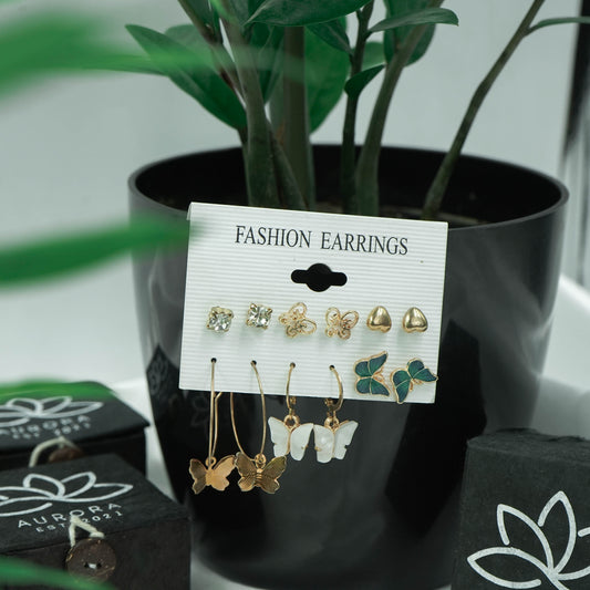 Butteryfly Design Earrings [Code:E04]