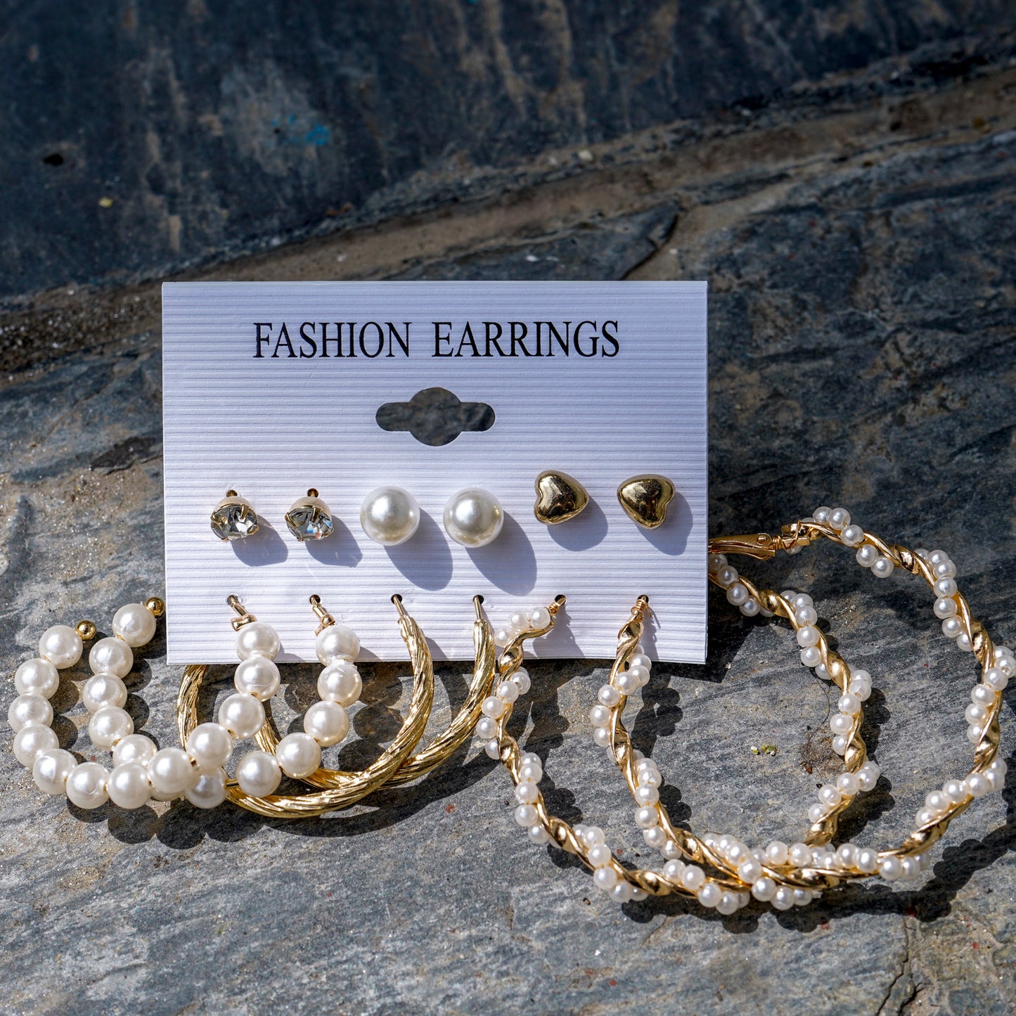 Trendy Pearl Earrings For Women(Code:E161)