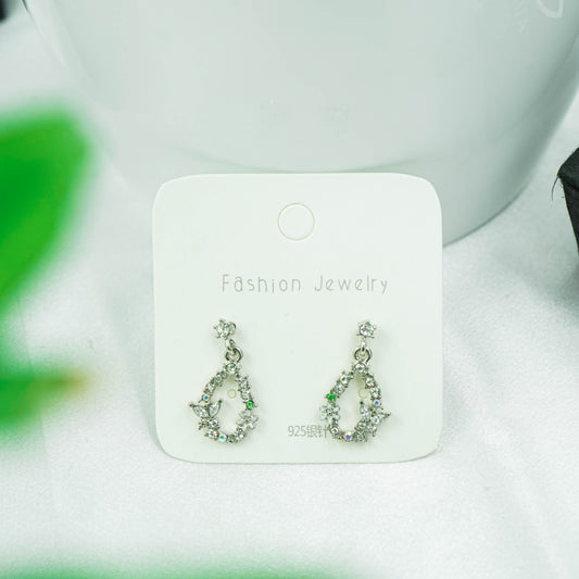 White Flower Earrings(Code:E51)