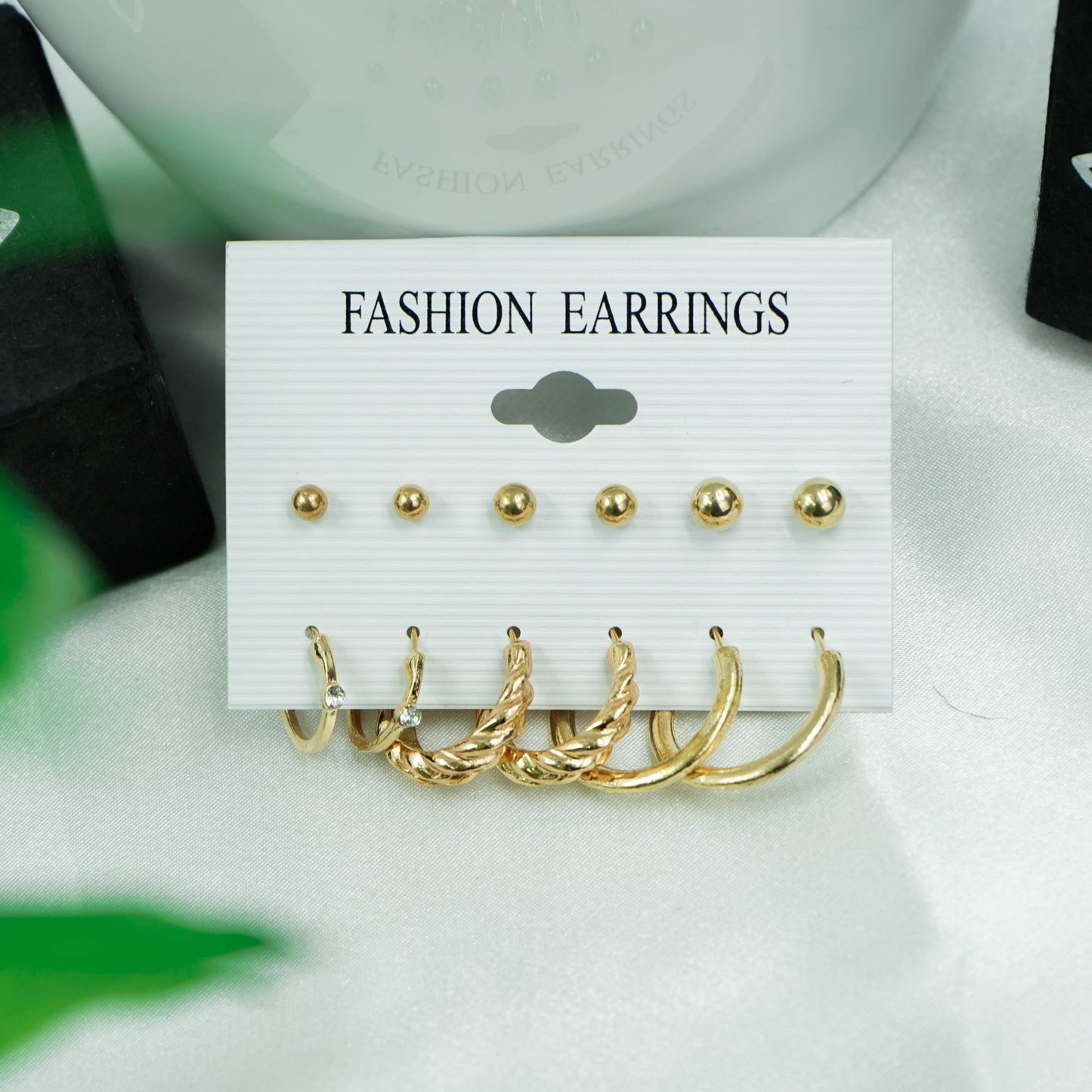 Beautiful Golden Earrings For Women (Code:E80)