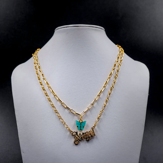 Trendy Butterfly Babygirl Necklace For Women(Code:N23)